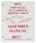 Factory Assembly Manual, 1971 Chevelle & El Camino & Monte Carlo