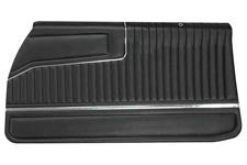 Door Panels, 1970 Skylark, Custom/GS 350/400 Frt, Vertical Pleats, Assm. PUI
