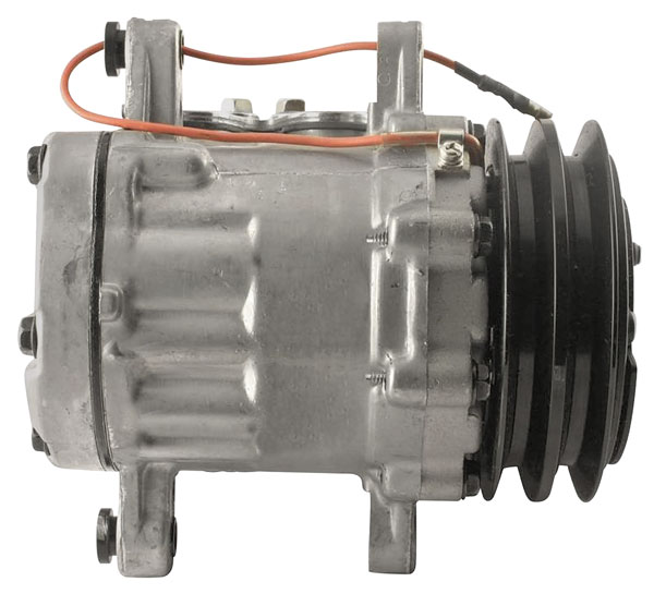 AC Compressor, Tuff Stuff, Sanden SD7 Style, R-134A, 2V-Groove Pulley ...
