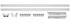 Molding, Rocker Panel, 1964 Chevelle SS, Complete, Kit