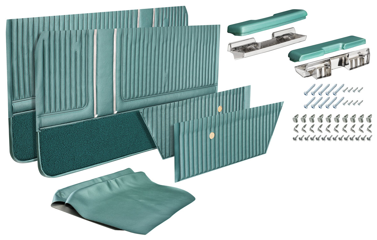 Door Panel Kit, 1965 Bonneville/Grand Prix/Parisienne, Coupe, PUI