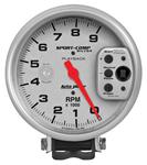 Gauge, Pedestal Tachometer, AutoMeter, 5", 9,000RPM, w/RPM Playback