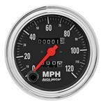 Gauge, Speedometer, AutoMeter, 3-3/8", Mechanical, 0-120MPH