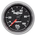 Gauge, Oil Pressure, AutoMeter, Digital Stepper Motor, 2-1/16", 0-100PSI