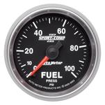 Gauge, Fuel Pressure, AutoMeter, Digital Stepper Motors, 2-1/16", 0-100PSI