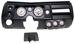 Gauge Mount w/ Gauges, AutoMeter, 5"(2) & 2-1/16"(4), 1968 A-body w/ Vent