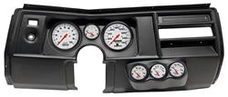 Gauge Mount w/ Gauges, AutoMeter, 5"(2) & 2-1/16"(4), 1969 A-body No Vent