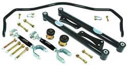 Trailing Arm Set, Rear, Tubular, 1968-72  A-Body, W/ Sway Bar, Black