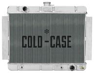 Radiator, Aluminum Cold-Case, 1966-67 CH/EC, Non-A/C, AT, Center Filler