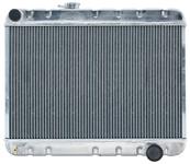 Radiator, Aluminum, Cold-Case, 1966-67 G.T.L, w/AC, 21-7/8" H x 25-1/8" W