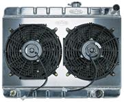 Rad/Fan Combo, Alum. Cold-Case, 64-65 G.T.L w/Tri-Pwr, Non-AC, 20-1/2" H x 25" W