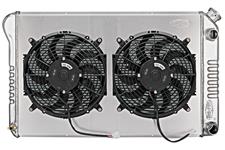 Radiator/Fan Combo, Aluminum Cold-Case, 1978-88 G-Body w/LS Swap