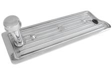 Valley Pan, 53-66 Buick, V8 Nailhead, Finned, Oil Fill/Cap, PCV, Polished