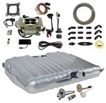 EFI Total Package, Easy Street, 600HP, 1964-67 Chevelle, Gold Finish