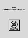 Service Manual, Chassis, 1986 Buick
