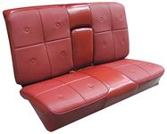 Seat Upholstery, Kiwi Grain, 1967 Cadillac, Deville, Coupe Rear
