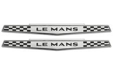 Emblem, Door Panel, 1966 LeMans, Pair