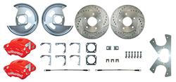 Disc Brake Set, 10/12-Bolt, Rt Stuff, 64-77 A-Body, 11" Rtrs/Wilwood Calipers