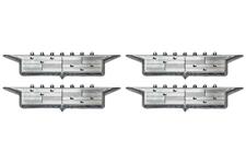 Emblem, 1962 Cadillac, Hub Cap Crest, 4-Pieces