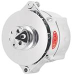 Alternator, Smooth Look, 59-88 GM, 12SI 100A, 1V, Baffle & Cone