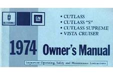 Owners Manual, 1974 Oldsmobile