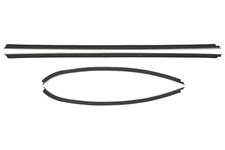 Window Felts, 1969 Cutlass, 2D Coupe, 4-Piece Outers, Original Style