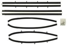 Window Felts, 1970-72 Cutlass, 2D Sedan, 8-Piece, Original Style