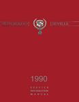Service Manual, Chassis, 1990 Cadillac Eldorado/Seville