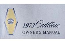 Owners Manual, 1973 Cadillac, w/Eldorado
