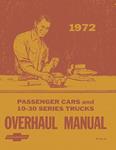 Service Manual, Overhaul, 1972 Chevrolet