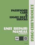 Service Manual, Overhaul, 1980 Chevrolet