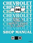 Service Manual, Chassis, 1985 Chevrolet