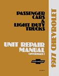 Service Manual, Overhaul, 1977 Chevrolet