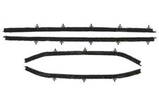 Window Felts, 1968 Chevelle, 2D Sedan, 4-Piece Outers, Original Style