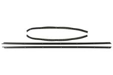 Window Felts, 1969 Chevelle, 2D Coupe, 4-Piece Outers, Reproduction Style