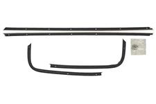 Window Felts, 1970-72 Chevelle, 2D Coupe, 4-Piece Outers, Reproduction Style