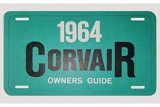 Owners Manual, 1964 Corvair