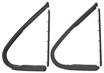 Seal, Vent Window, 1961-62 BON/CAT, 2D/4D Sedan/Wagon, w/Div. Post Seals