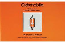 Owners Manual, 1978 Oldsmobile