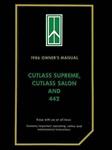 Owners Manual, 1986 Oldsmobile, Cutlass Supreme/Salon