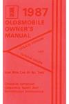 Owners Manual, 1987 Oldsmobile, Cutlass Supreme/Salon