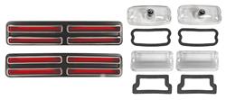 Lens Kit, Exterior, 1967 GTO, Park, Tail, Back-up