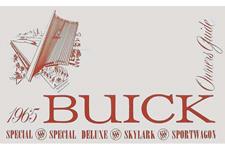 Owners Manual, 1965 Buick Skylark/Special