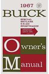 Owners Manual, 1967 Buick Skylark/Special/GS