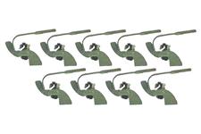 Clip Set, Lower Tailgate Molding, 1967-72 Chevy/GMC Truck