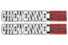 Emblems, Fender, 1971-72 Chevrolet Cheyenne 20