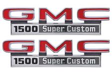 Emblems, Fender, 1971-72 GMC 1500 Super Custom