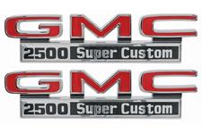 Emblems, Fender, 1971-72 GMC 2500 Super Custom