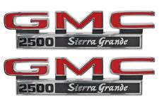 Emblems, Fender, 1971-72 GMC 2500 Sierra Grande