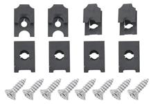 Hardware Set, Headlight Bezels, 1969-72 Chevrolet/GMC Truck, 16pc